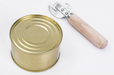 Kapalı metal balıkla olabilir veya konserve et