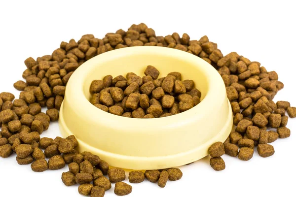 Dry granulated animal feed — Stock Photo, Image
