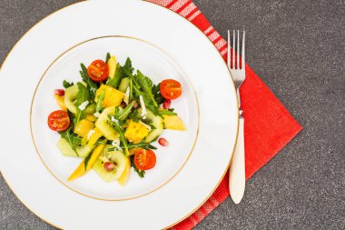 Meyve ve sebze Roka Salatası