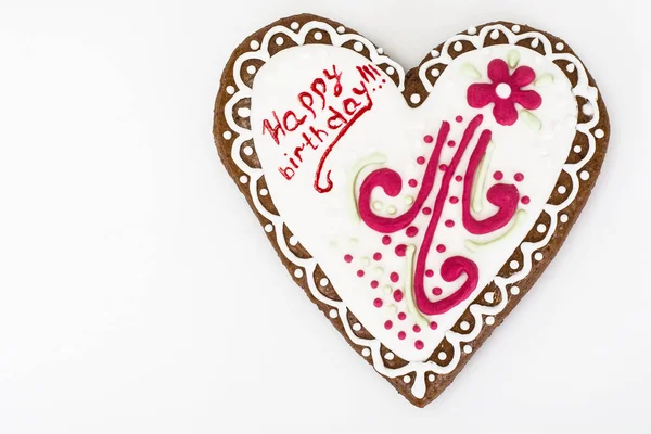 Honig-Lebkuchen-Geburtstagstorte — Stockfoto