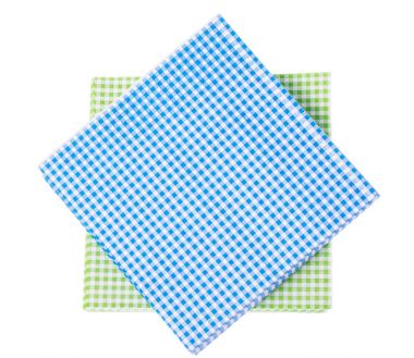 kağıt peçete üzerine beyaz izole