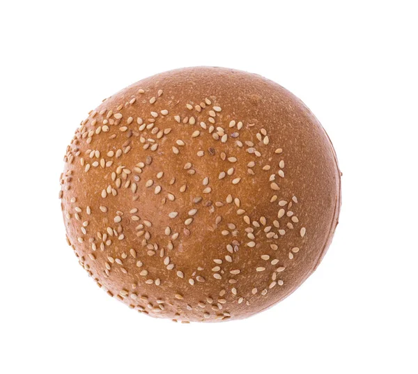 Rusztikus kenyér elszigetelt fehér background — Stock Fotó