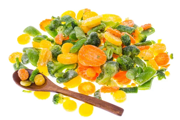 Mistura de legumes congelados — Fotografia de Stock