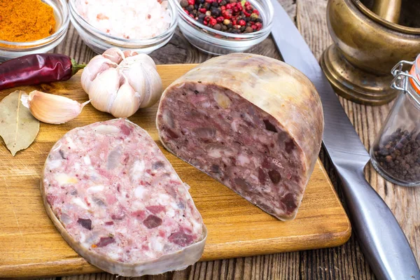 Taze göğsü kesilmiş dilim ile parçası