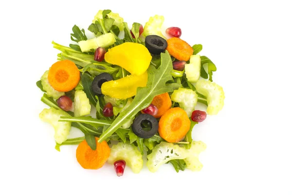 Вегетаріанський дієтичний салат з селерою та руколою . — стокове фото