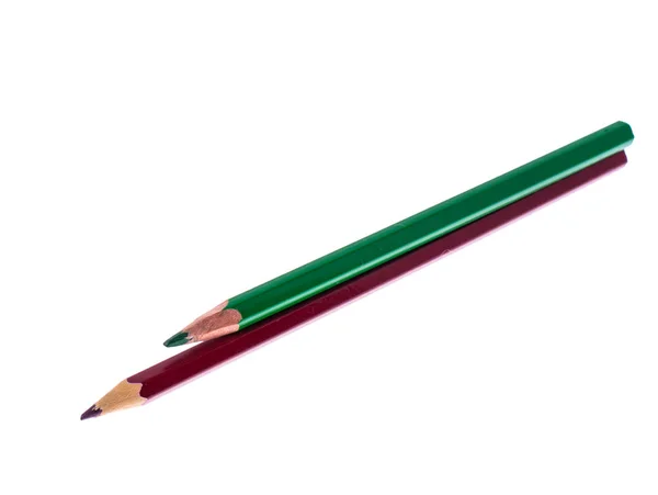 Pensil warna pada latar belakang cahaya — Stok Foto