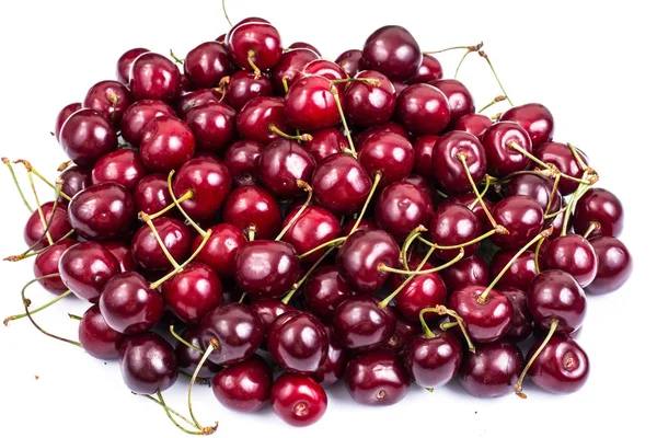 Berries of ripe red cherries — Stock Photo, Image