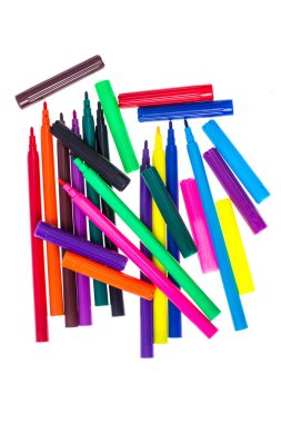 Beyaz renkli işaretleyicileri