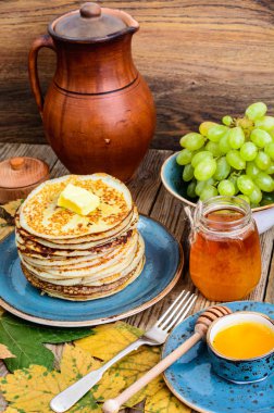 Krep için şükran günü yemeği