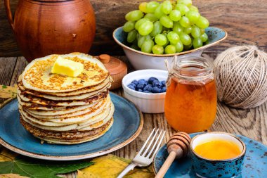 Krep için şükran günü yemeği