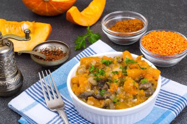 Mercimek yemekleri ve kabaklar