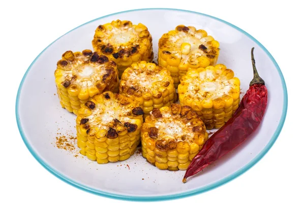 Corn fried with spices — Stock Photo, Image