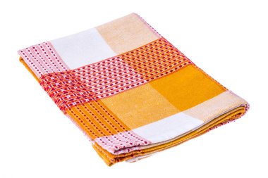 Peçete ve farklı renklerde mutfak havlular