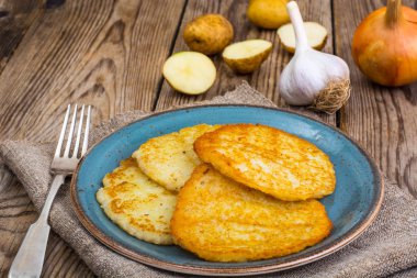 kızarmış patates pancakes