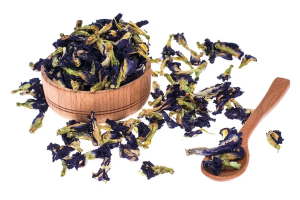 Chá de flor azul orgânico — Fotografia de Stock