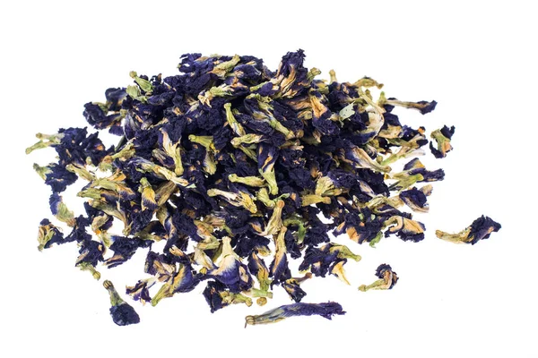 Органический голубой цветочный чай — стоковое фото