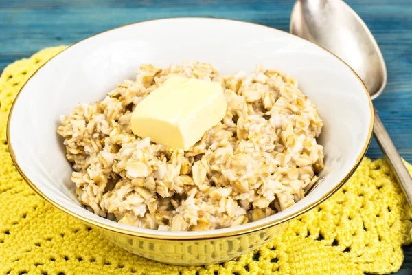 Gachas de avena en copos — Foto de Stock