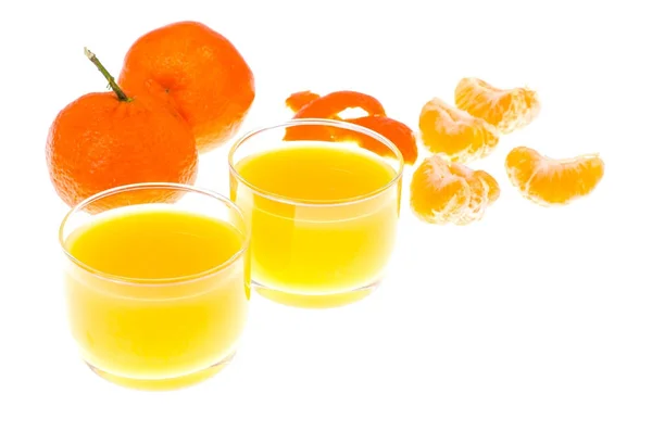 Frissen készült italt mandarin — Stock Fotó