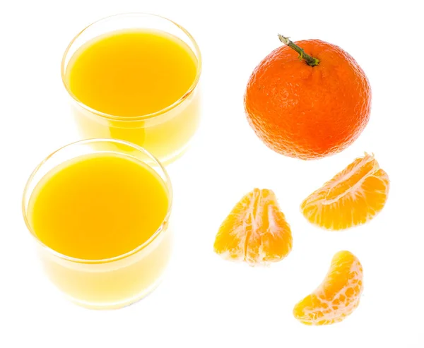 Frissen készült italt mandarin — Stock Fotó