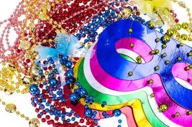 Mardi Gras partiler için maskeli balo aksesuarlar