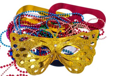 Mardi Gras partiler için maskeli balo aksesuarlar