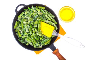 Dondurulmuş fasulye yemekleri