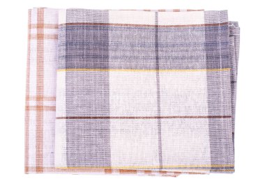 Mutfak havlu, peçete, beyaz arka plan üzerinde izole