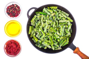 Dondurulmuş fasulye yemekleri