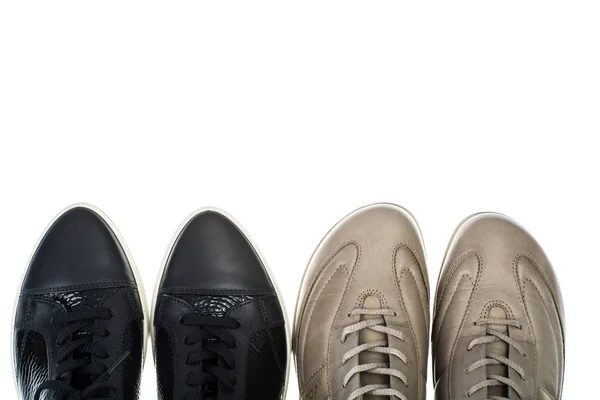 Sapatos de couro esportivo — Fotografia de Stock