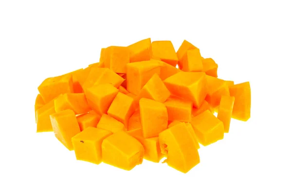 Kabakları küp küp kesilmiş parçaları