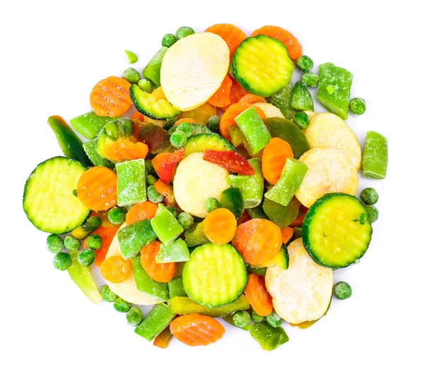 Замороженная смесь овощей с картошкой — стоковое фото