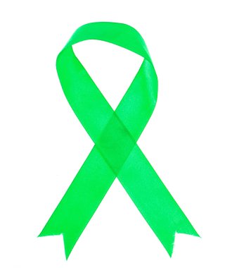 Hastalığı, Dünya Sağlık günü bilincini sembolü olarak yeşil şerit