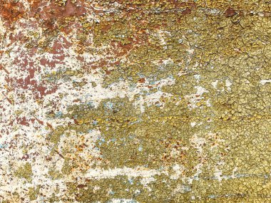 Duvardan dökülen boya