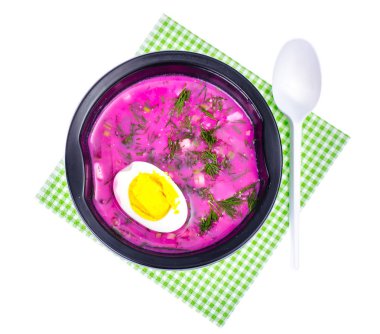 Rus soğuk pancar çorbası