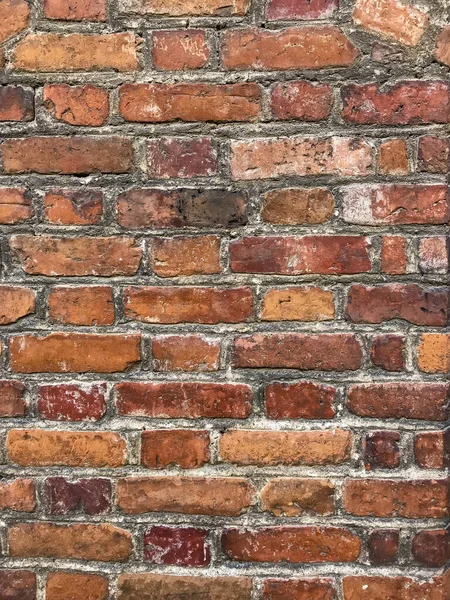 Fragment Old Brick Wall Background Brick Texture Studio Photo — Stock Photo, Image