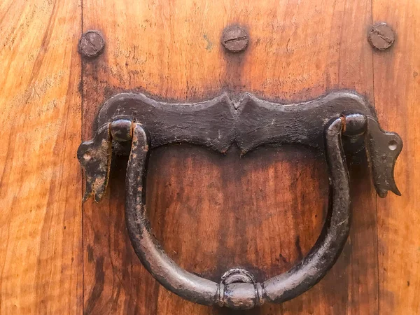 Antique Vintage Door Metal Handle — Stock Photo, Image