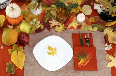 Tasarım sonbahar hizmet tablo