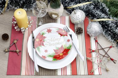 Yeni yıl ve Noel tablo ayarı