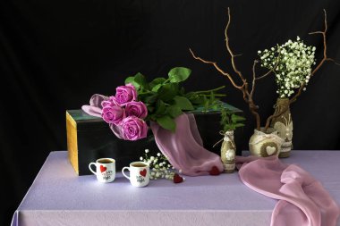 Natürmort Sevgililer günü için 