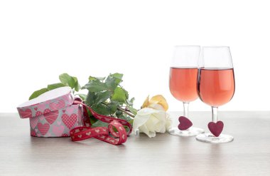 Sevgililer günü için tatil kompozisyon