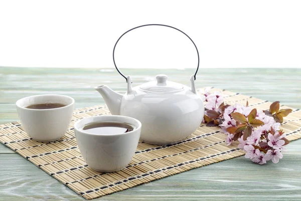 Çince çay ile ayarla Stok Resim