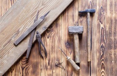 Vintage farklı enstrümanlar