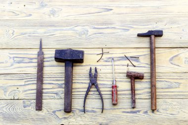 Vintage farklı enstrümanlar