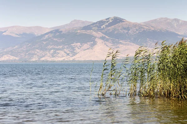 bir dağ Gölü Panoraması 