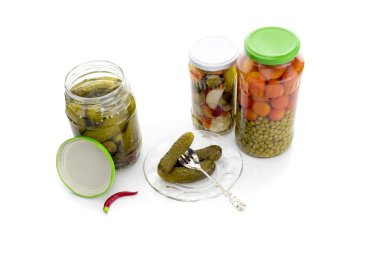 Kavanoz turşu sebze 