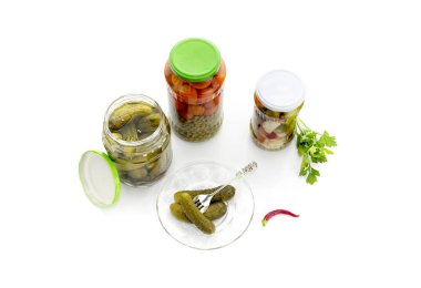 Kavanoz turşu sebze 