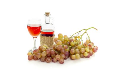Pembe üzüm ve şarap