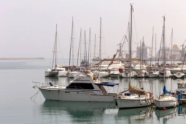 stock image Quay of the city of Heraklion (Greece, island Crete)