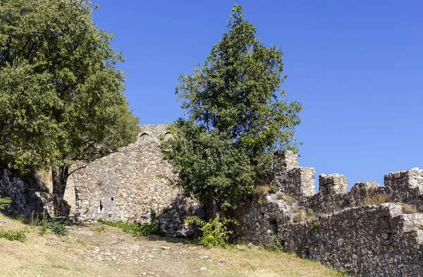 Museo al aire libre Mistras. La ciudad medieval en Grecia, cerca de la ciudad — Foto de Stock