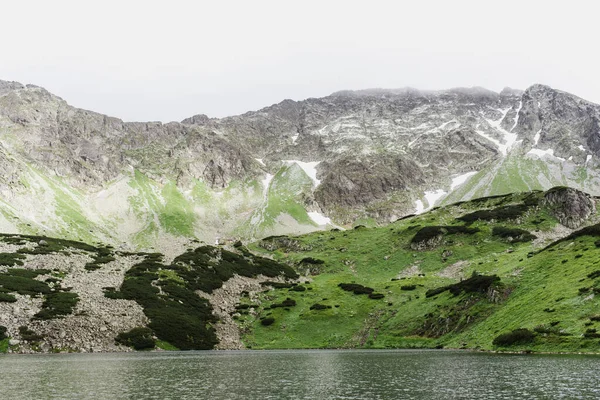 Krásný Výhled Jezero Horách — Stock fotografie